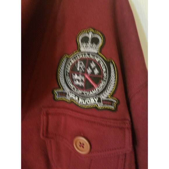 Mens USA Rugby Maroon Pullover Sweater Size XL - Picture 4 of 9